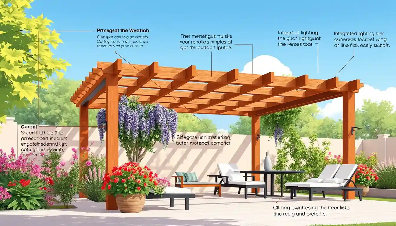 Key Features of Modern Pergola Designs