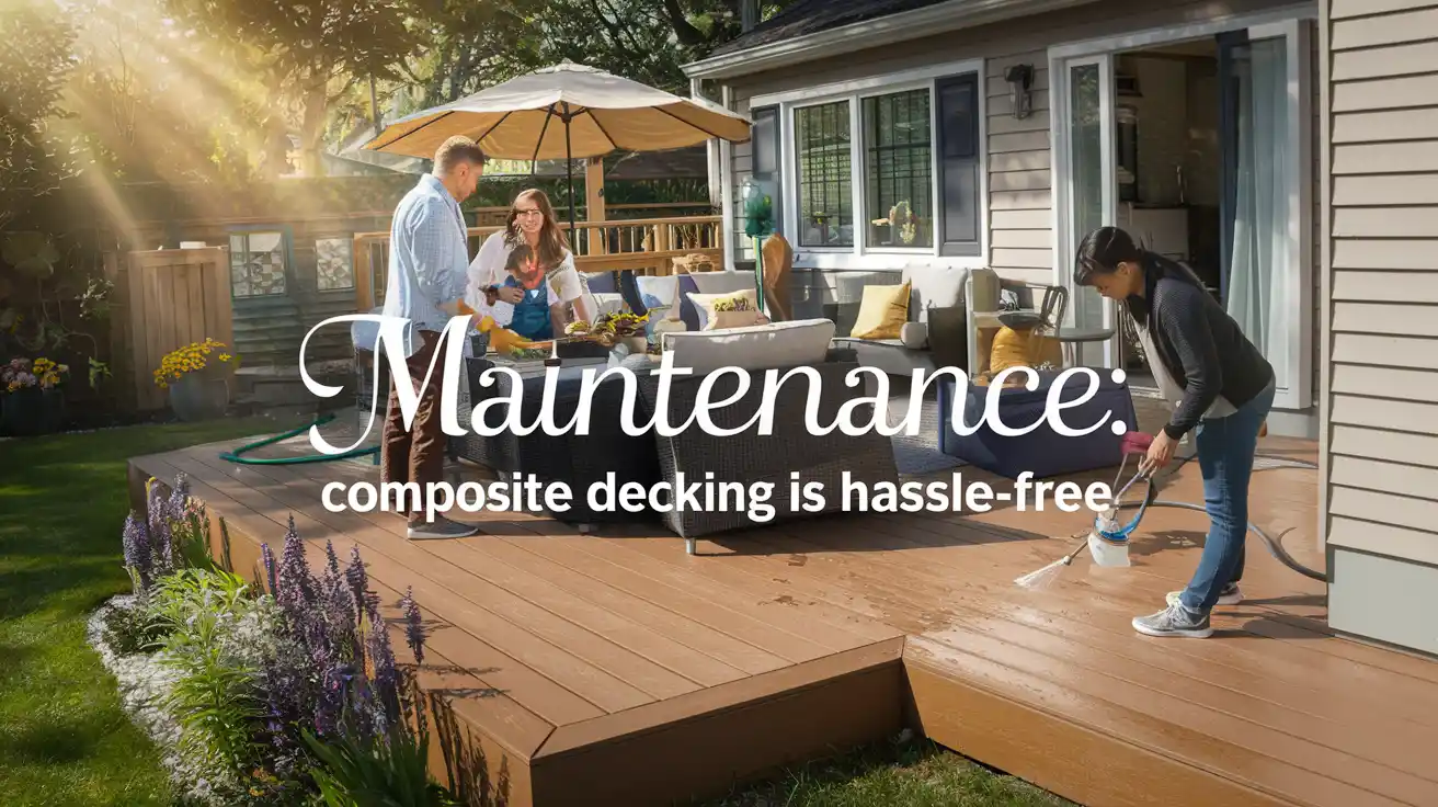 Maintenance: Composite Decking Is Hassle-Free