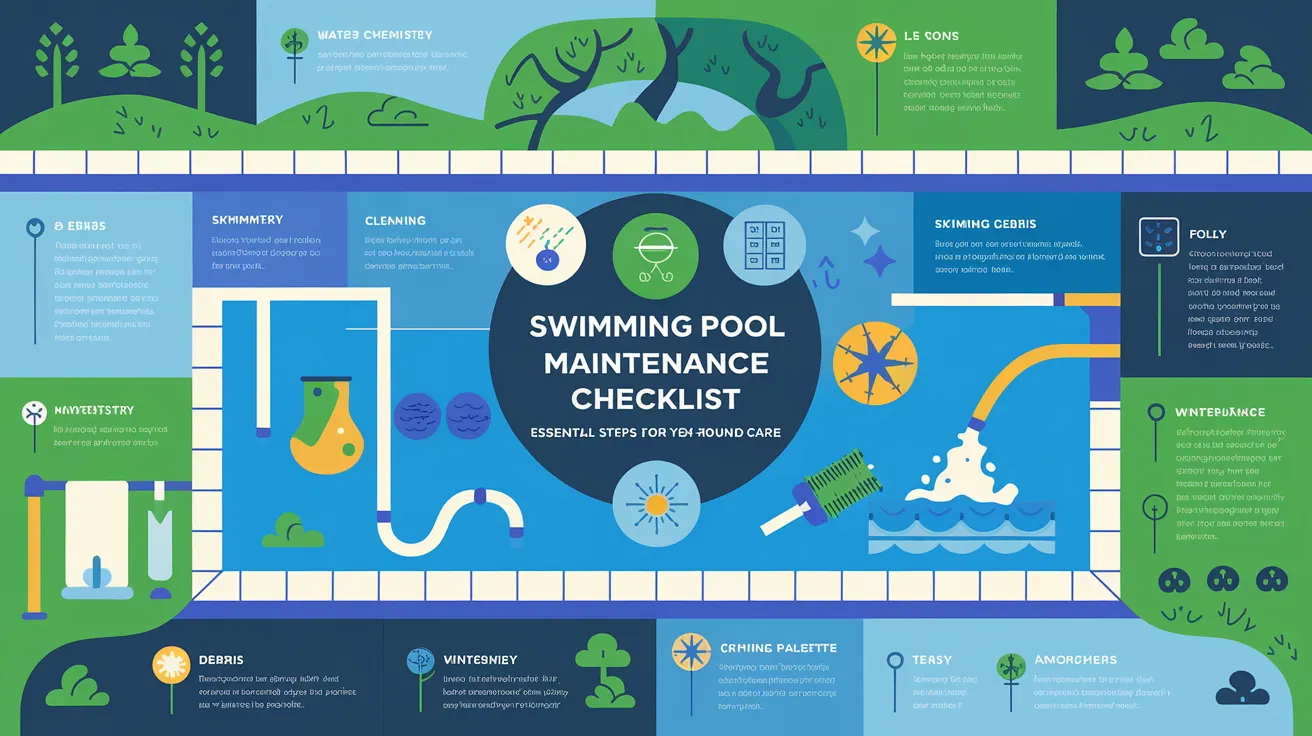 Swimming Pool Maintenance Checklist: Essential Steps for Year-Round Care